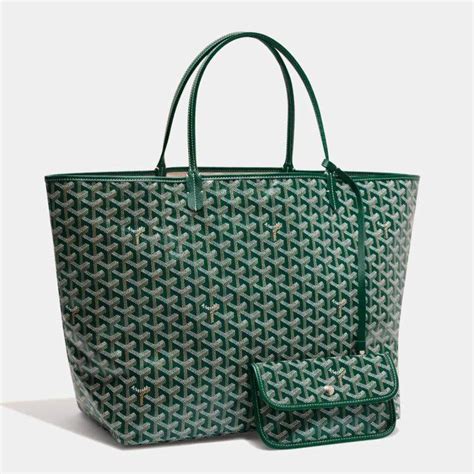 borsa verde goyard|goyard bags.